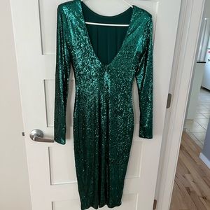 Dress the population Natalie sequin dress xs